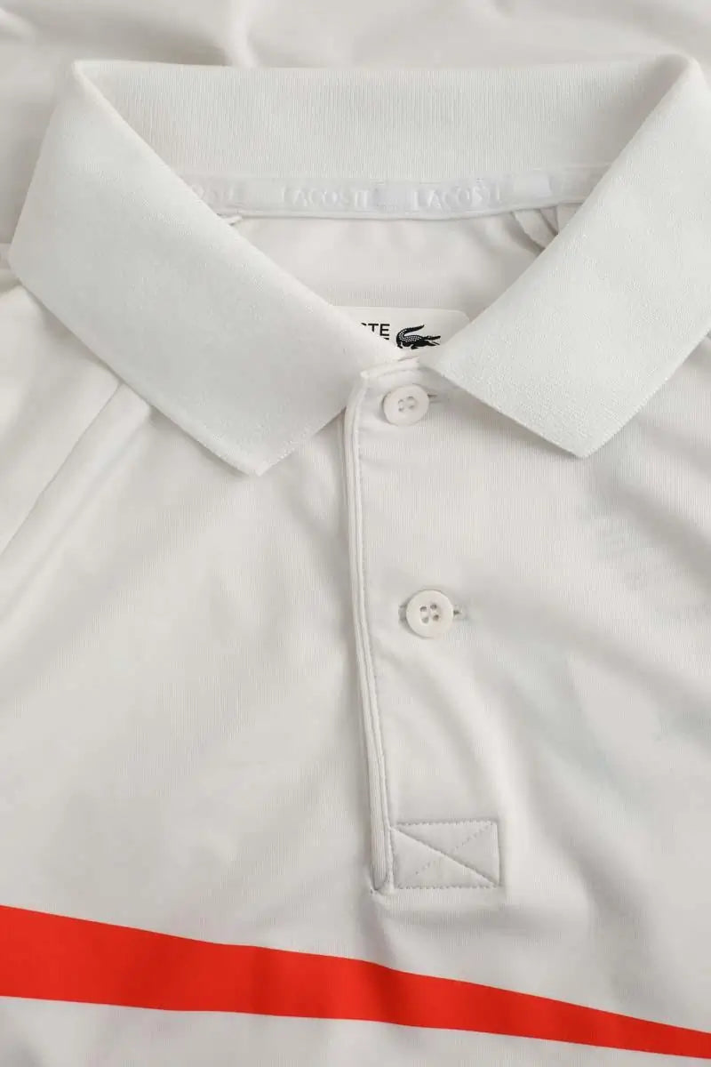 Polo Lacoste Blanc en Polyester