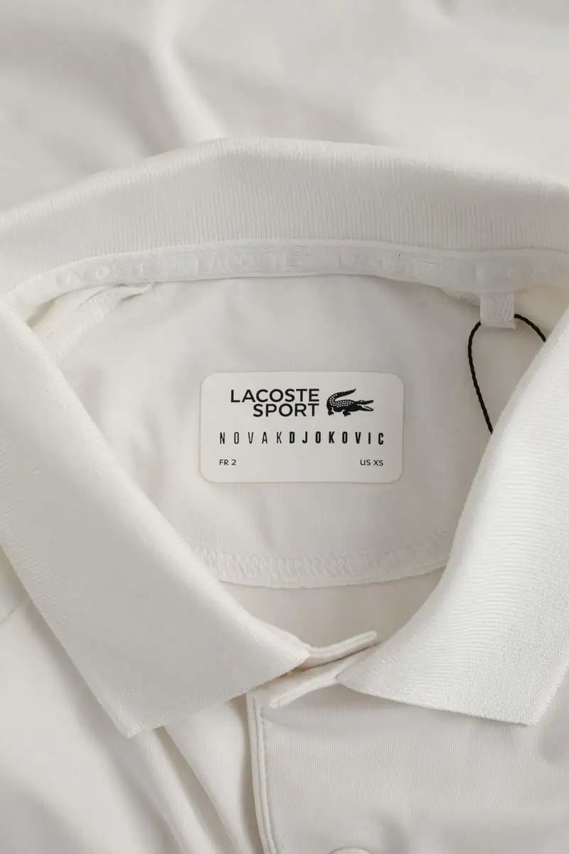 Polo Lacoste Blanc en Polyester