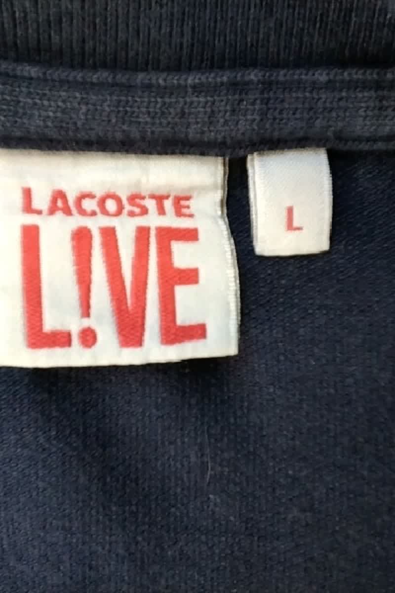 Polo Lacoste Bleu en Coton