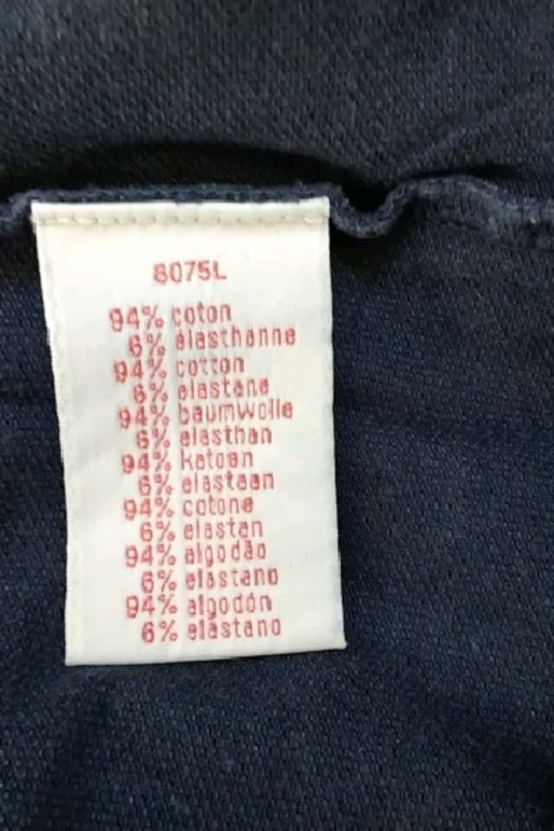 Polo Lacoste Bleu en Coton