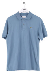 Polo Lacoste Bleu en Coton, taille M - Seconde Main