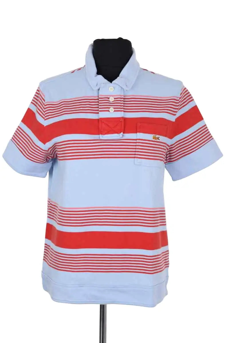 Polo Lacoste Bleu en Coton, taille S - Seconde Main