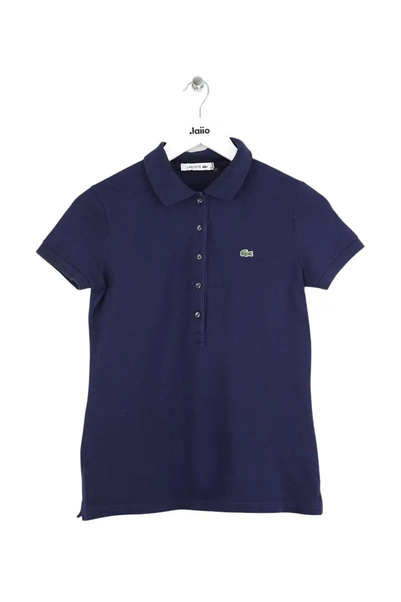 Polo Lacoste Bleu en Coton, taille S - Seconde Main