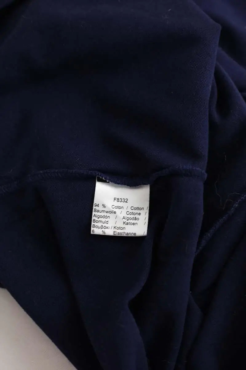 Polo Lacoste Bleu en Coton