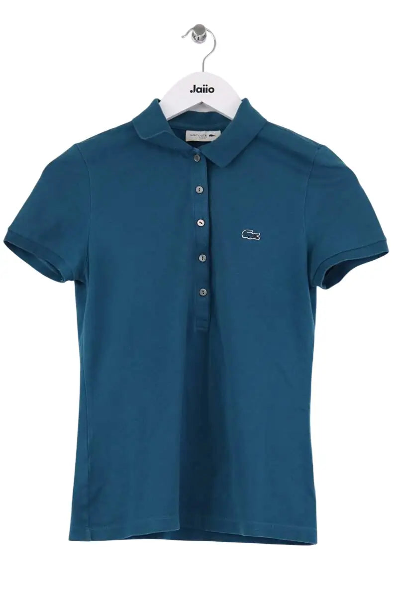 Polo Lacoste Bleu en Coton, taille S - Seconde Main