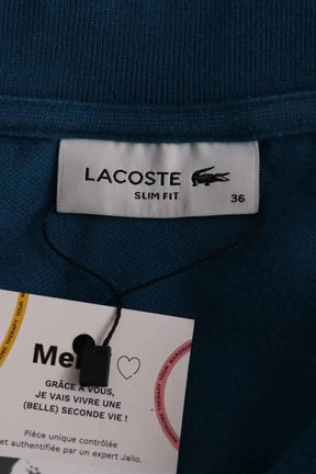 Polo Lacoste Bleu en Coton