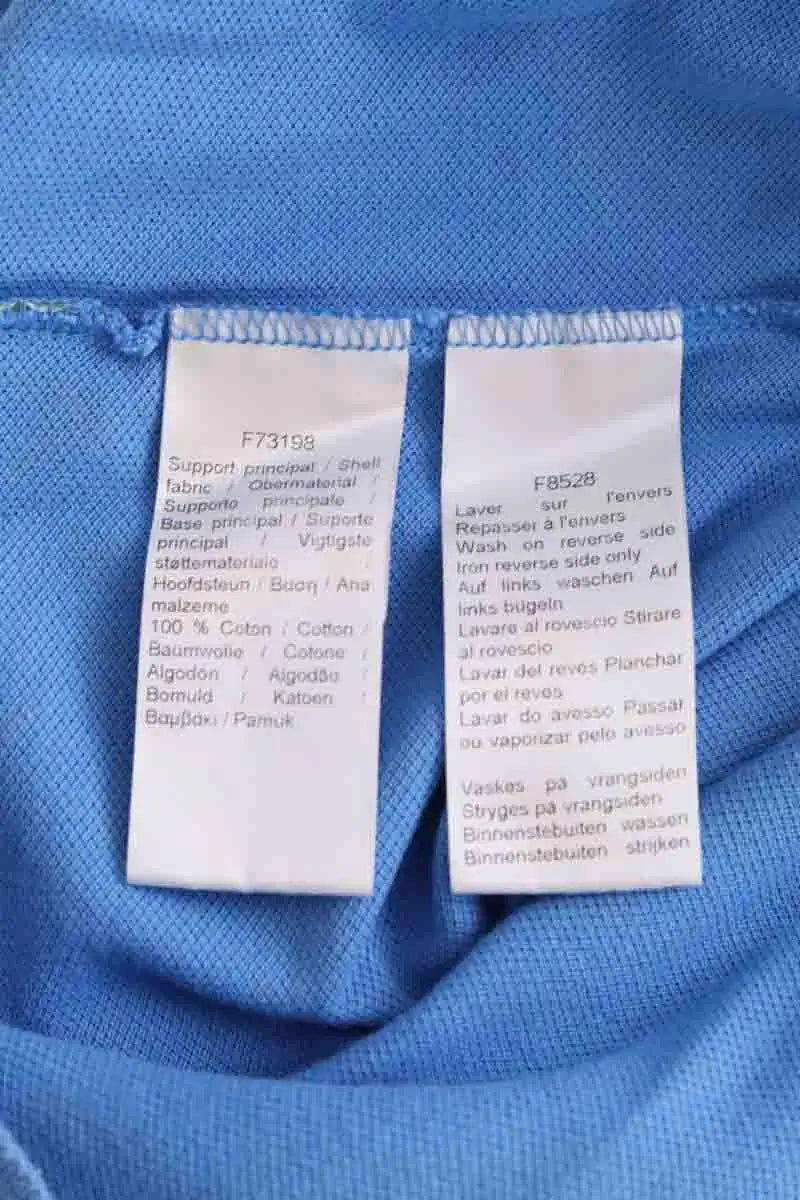 Polo Lacoste Bleu en Coton