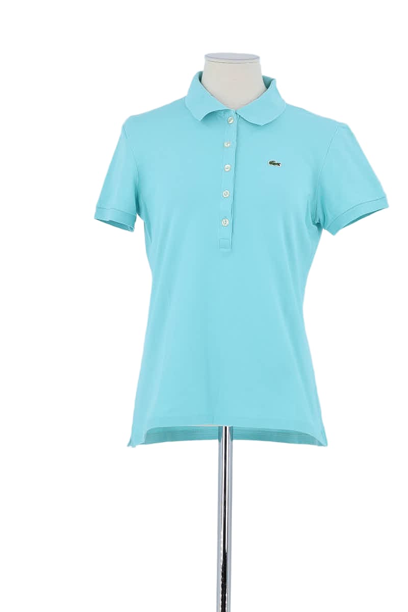 Polo Lacoste Bleu en Coton, taille XL - Seconde Main