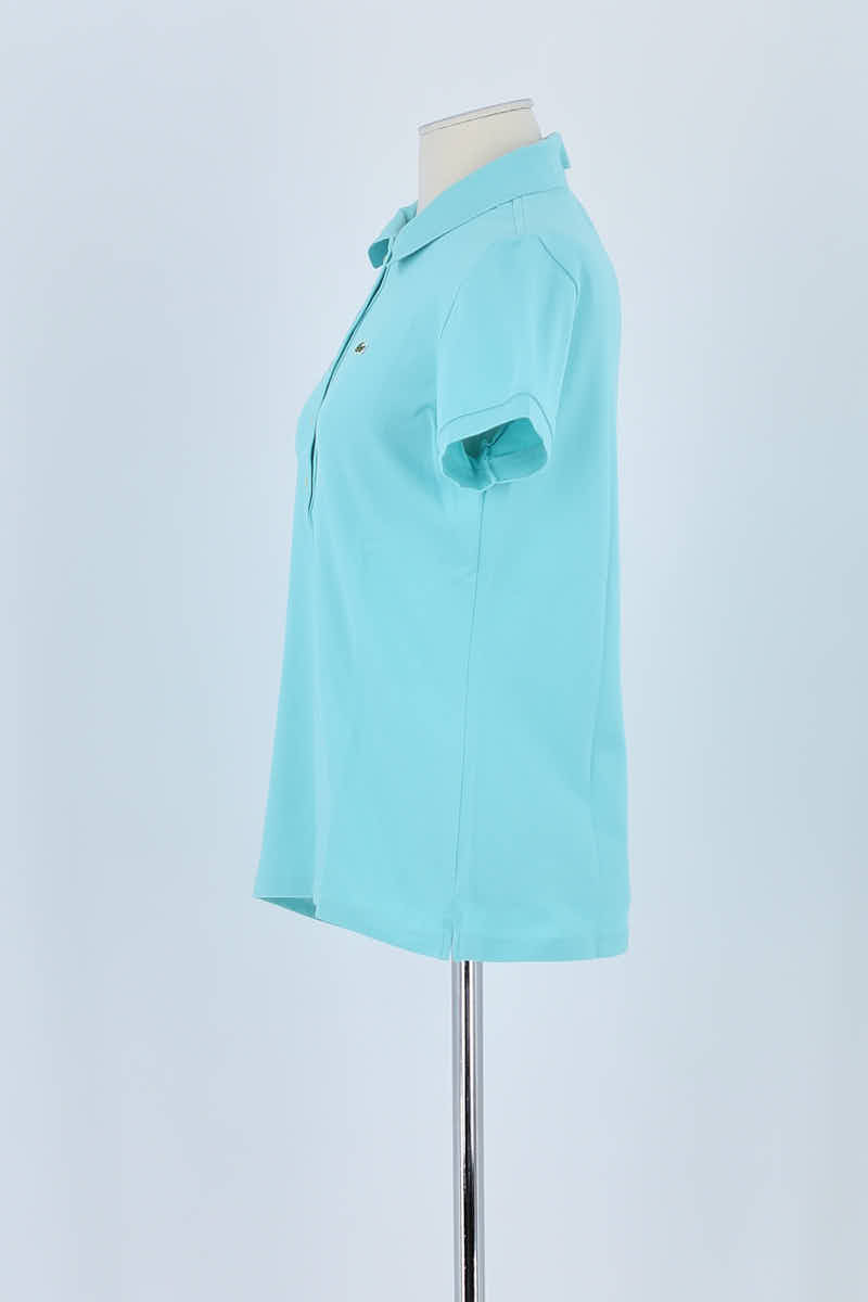 Polo Lacoste Bleu en Coton