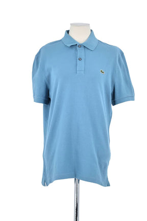 Polo Lacoste Bleu en Coton, taille XXL - Seconde Main