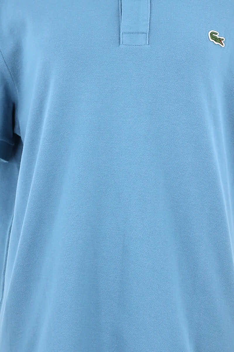 Polo Lacoste Bleu en Coton