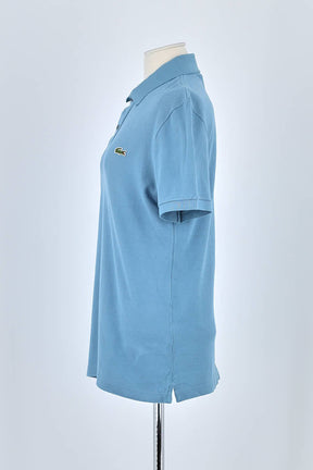 Polo Lacoste Bleu en Coton