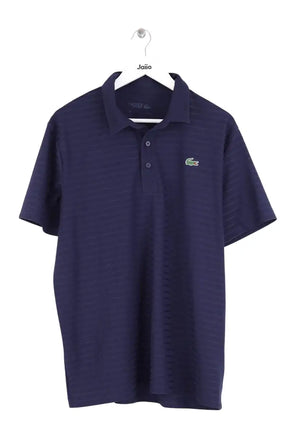 Polo Lacoste Bleu en Synthétique, taille XL - Seconde Main