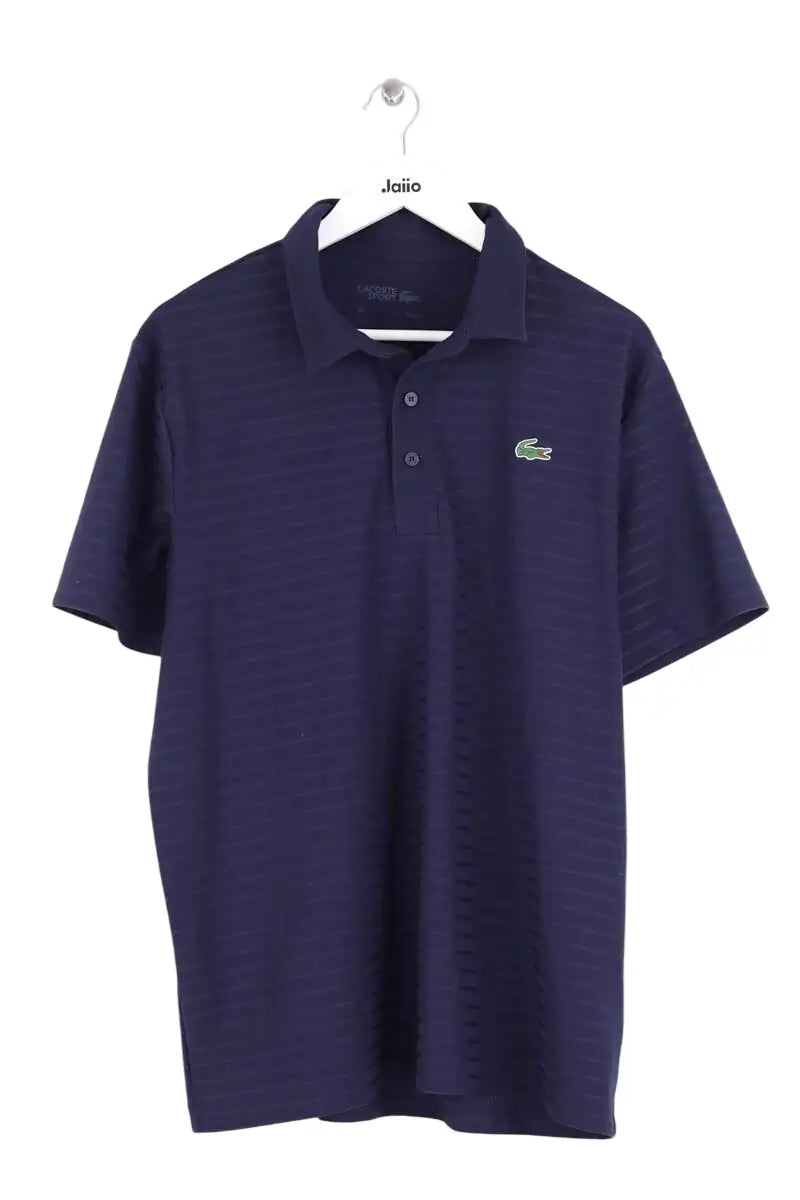 Polo Lacoste Bleu en Synthétique, taille XL - Seconde Main