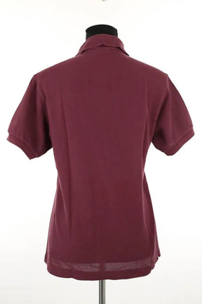Polo Lacoste Bordeaux en Coton