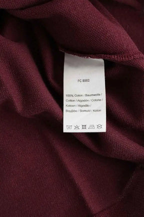 Polo Lacoste Bordeaux en Coton