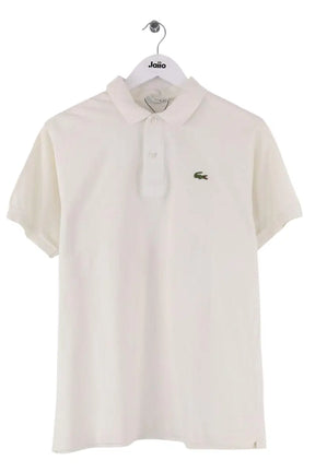 Polo Lacoste Ecru en Coton, taille L - Seconde Main