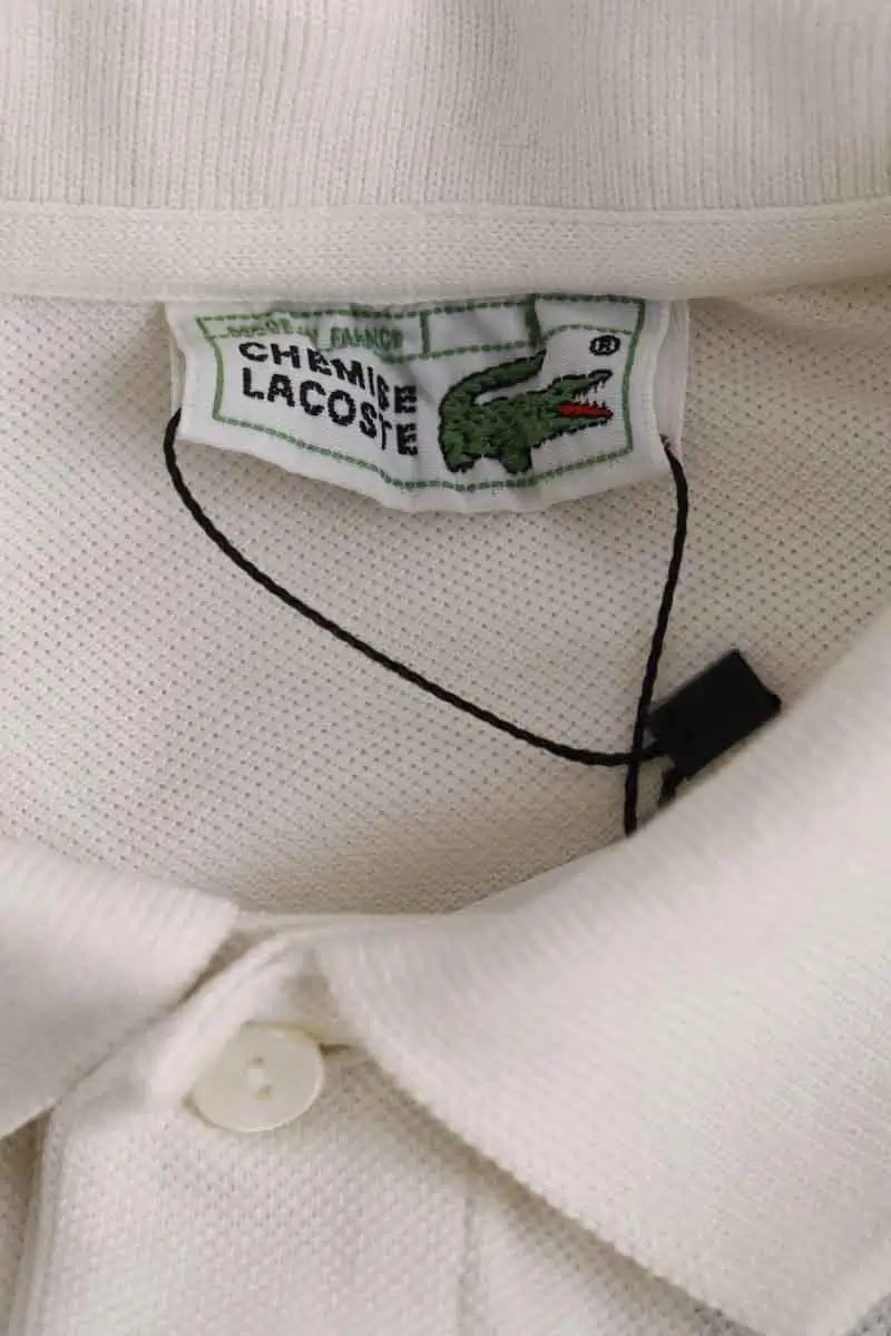 Polo Lacoste Ecru en Coton