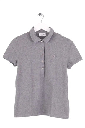 Polo Lacoste Gris en Coton, taille M - Seconde Main