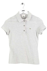 Polo Lacoste Gris en Coton, taille S - Seconde Main