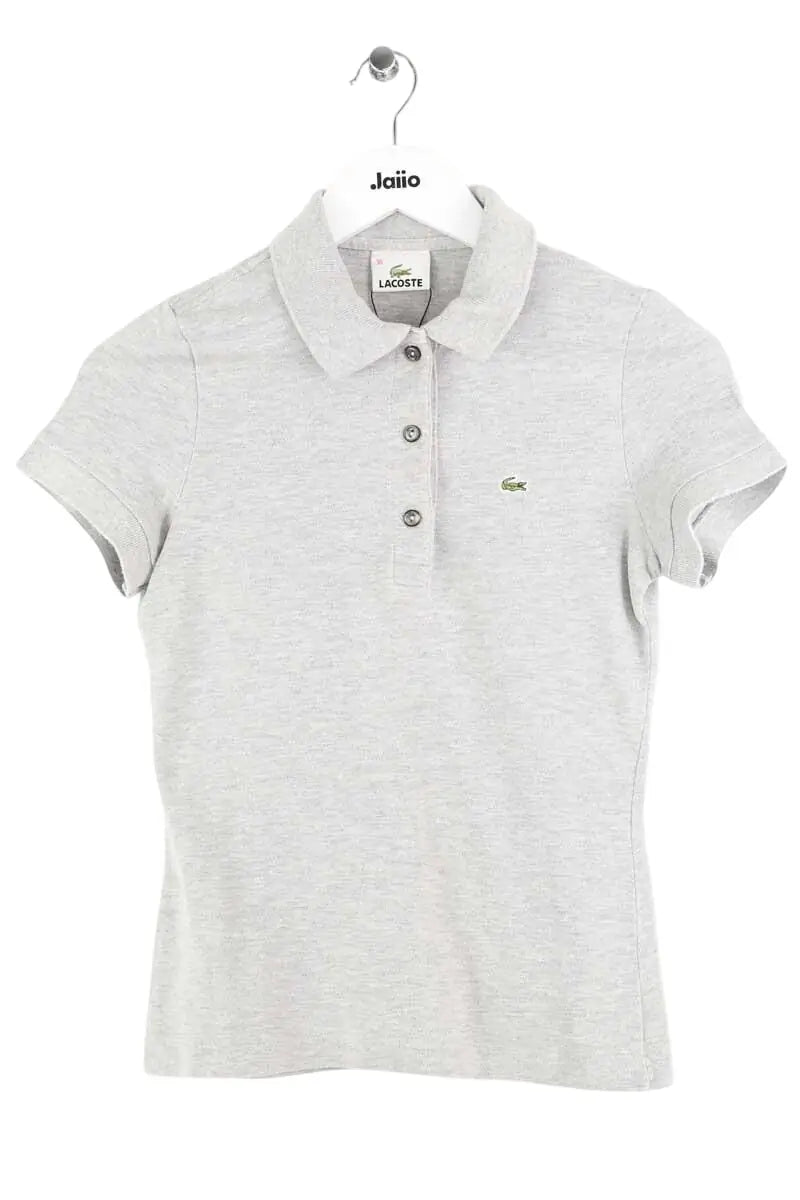 Polo Lacoste Gris en Coton, taille S - Seconde Main
