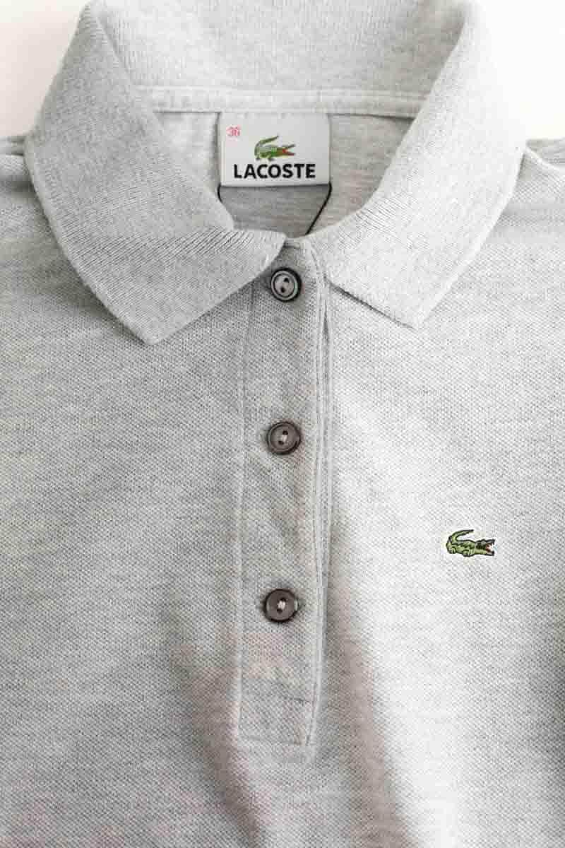 Polo Lacoste Gris en Coton