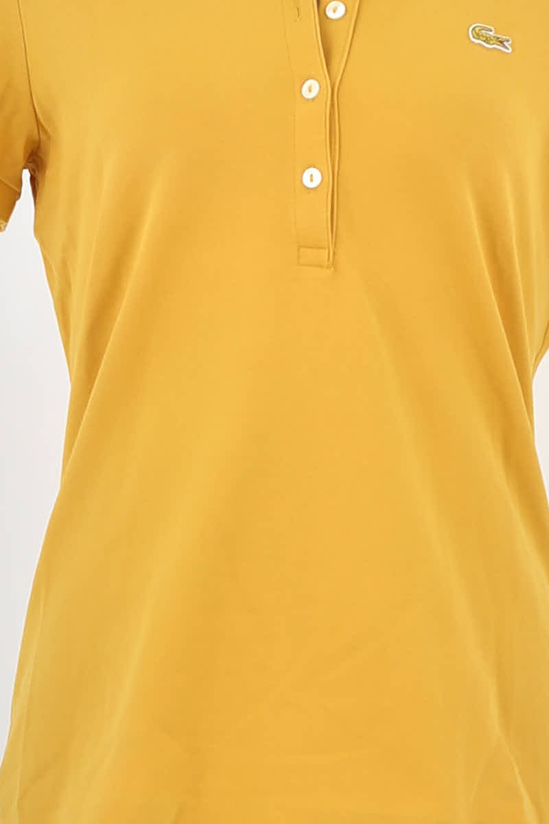 Polo Lacoste Jaune en Coton