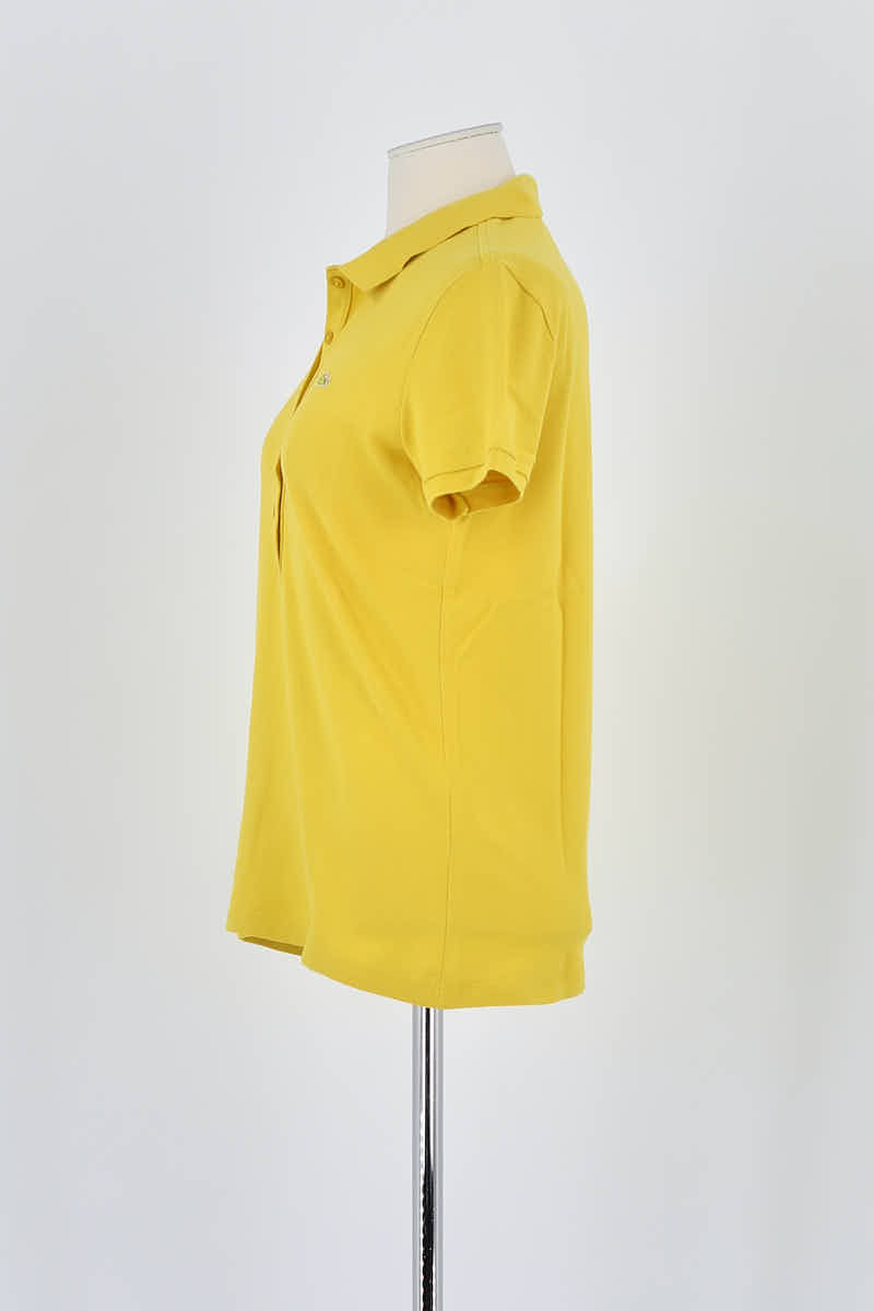 Polo Lacoste Jaune en Coton