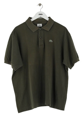 Polo Lacoste Kaki en Coton, taille XXXL - Seconde Main