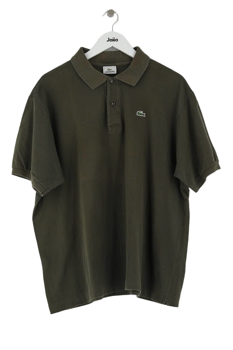 Polo Lacoste Kaki en Coton, taille XXXL - Seconde Main