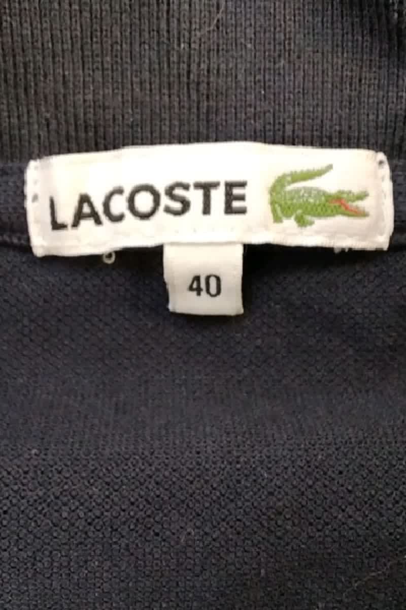 Polo Lacoste Marine en Coton