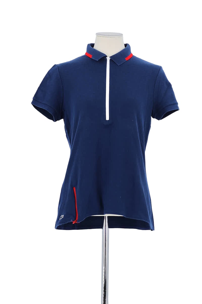 Polo Lacoste Marine en Coton, taille M - Seconde Main