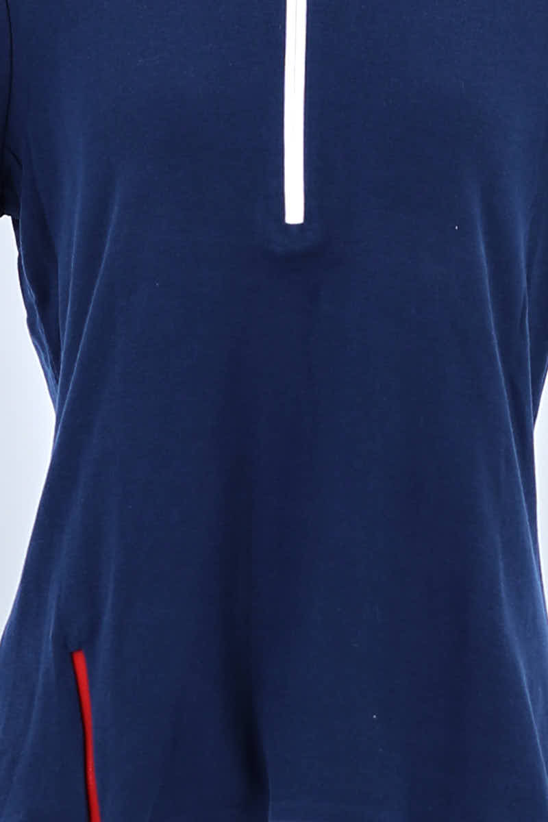 Polo Lacoste Marine en Coton