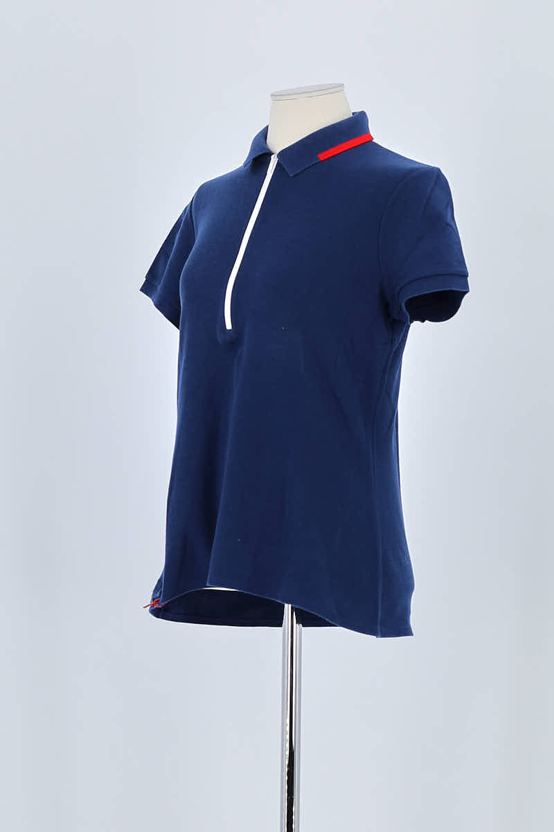 Polo Lacoste Marine en Coton