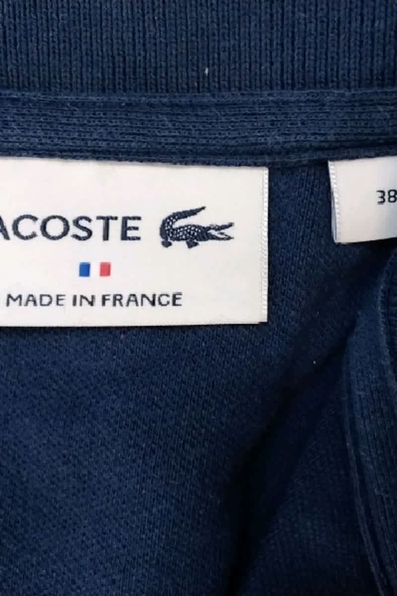 Polo Lacoste Marine en Coton