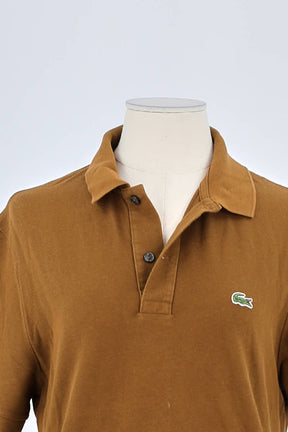 Polo Lacoste Marron en Coton