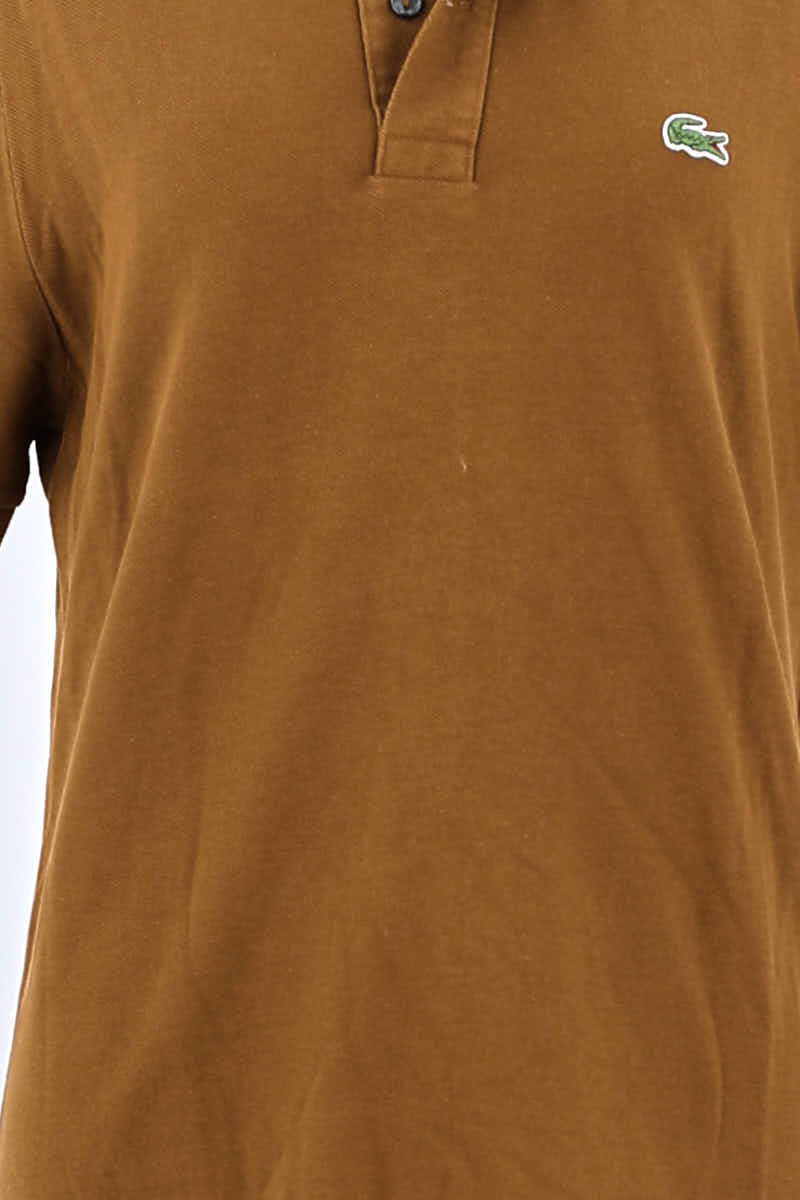 Polo Lacoste Marron en Coton
