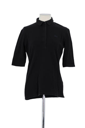 Polo Lacoste Noir en Coton, taille L - Seconde Main