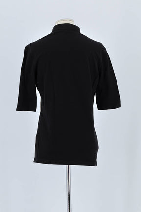 Polo Lacoste Noir en Coton