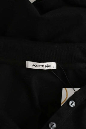 Polo Lacoste Noir en Coton