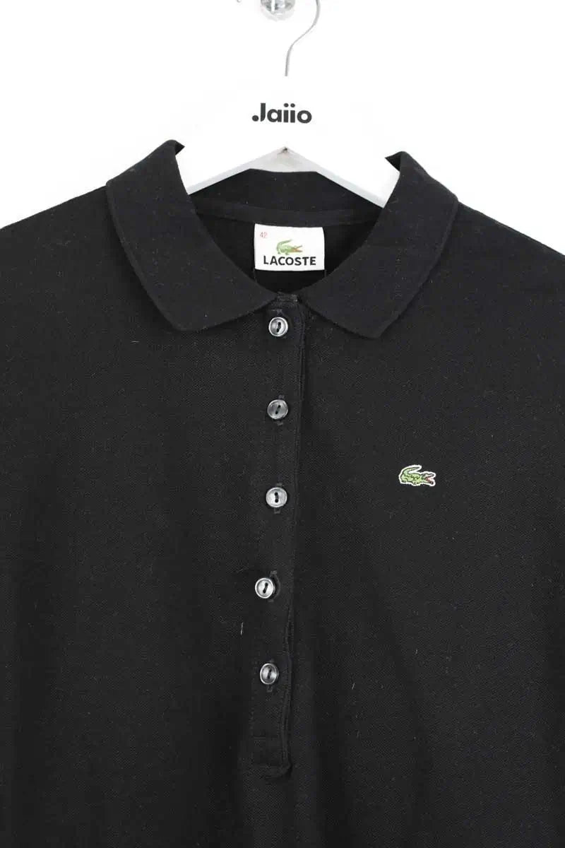 Polo Lacoste Noir en Coton