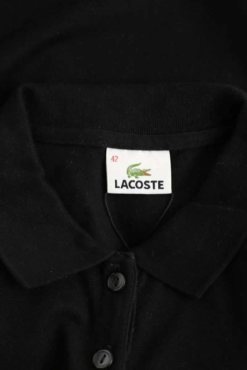 Polo Lacoste Noir en Coton