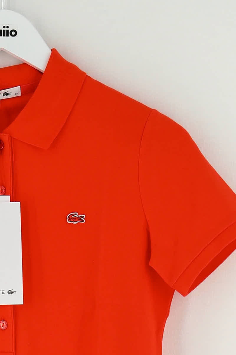 Polo Lacoste Orange en Coton