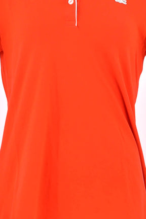 Polo Lacoste Orange en Coton