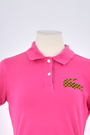 Polo Lacoste Rose en Coton