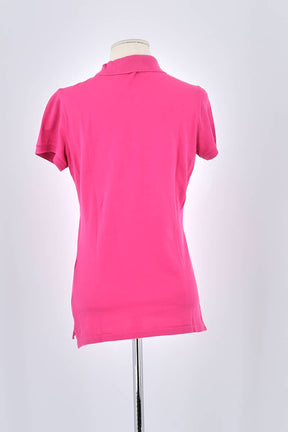 Polo Lacoste Rose en Coton