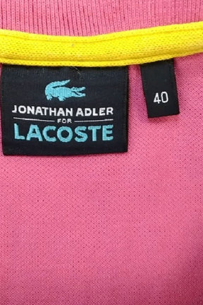 Polo Lacoste Rose en Coton