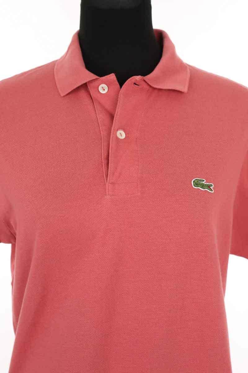 Polo Lacoste Rose en Coton