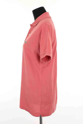 Polo Lacoste Rose en Coton