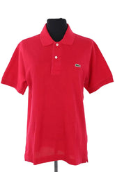 Polo Lacoste Rouge en Coton, taille L - Seconde Main